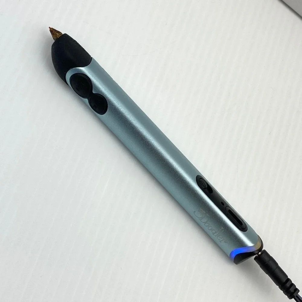 3Doodler Create 3D Printing Pen Powder Blue Aluminum Pen Kit *NO Strands* - Picture 9 of 10